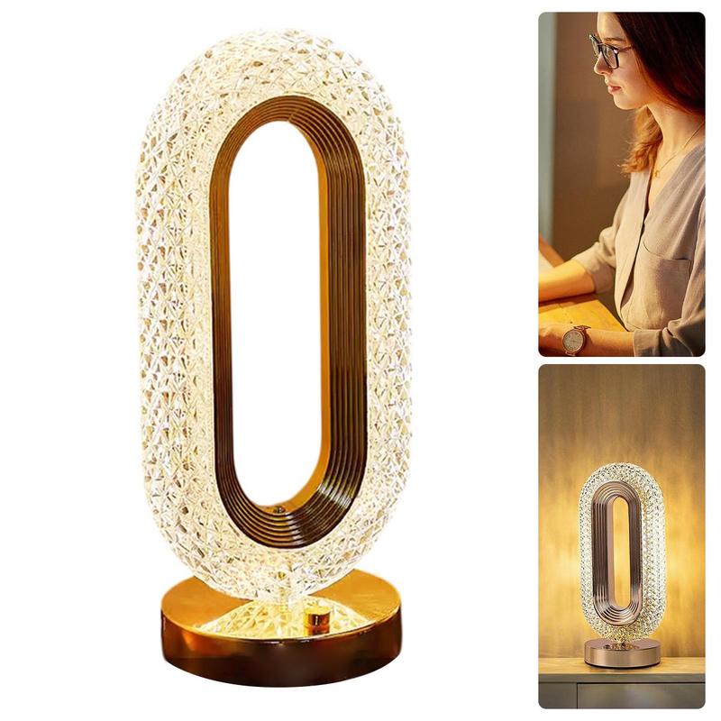 50K+ SOLD! 🎁Rechargeable Luxury Crystal LED Night Light Lamp