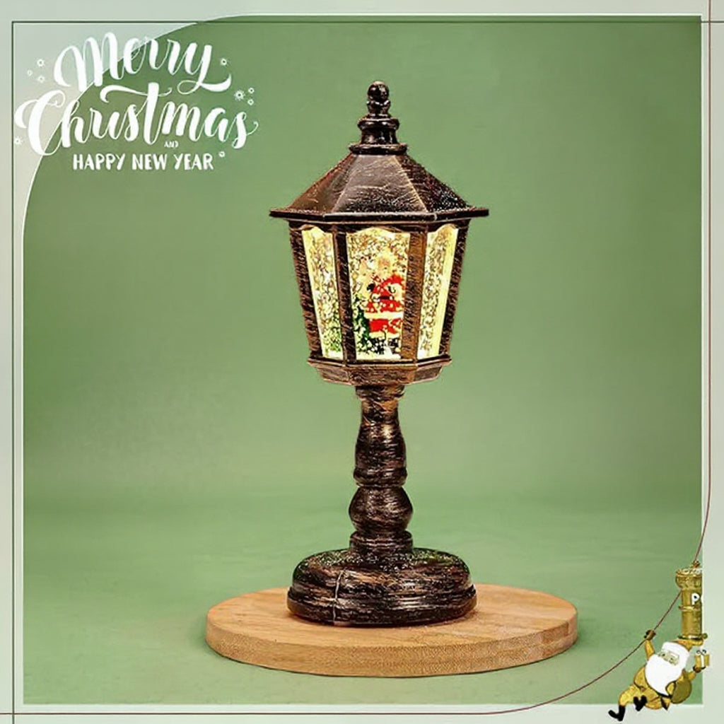 🎄Snow Night Light with Music Luminous Decoration Lamp✨