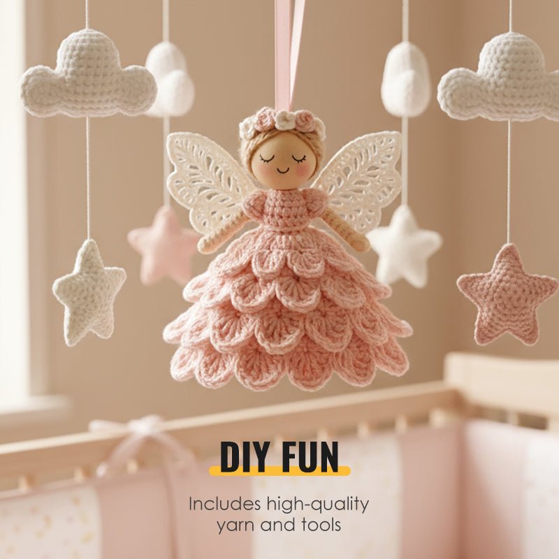 🎁40% off ⚡DIY Crochet Angel Ornament Kit for Beginners