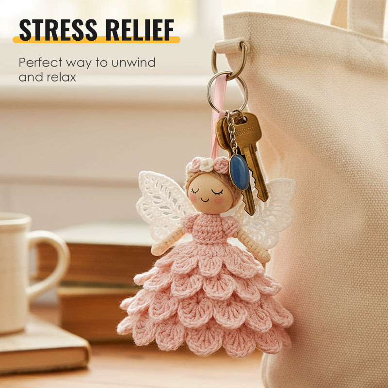 🎁40% off ⚡DIY Crochet Angel Ornament Kit for Beginners