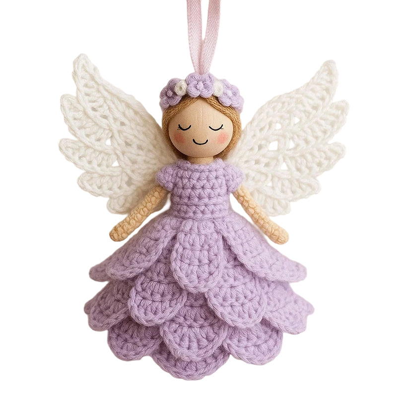 🎁40% off ⚡DIY Crochet Angel Ornament Kit for Beginners