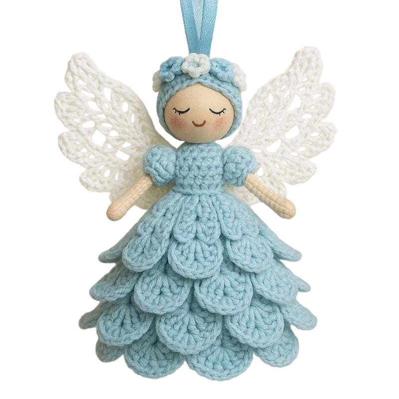 🎁40% off ⚡DIY Crochet Angel Ornament Kit for Beginners