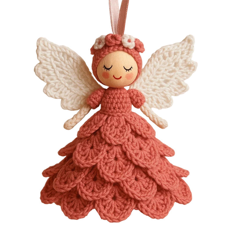 🎁40% off ⚡DIY Crochet Angel Ornament Kit for Beginners