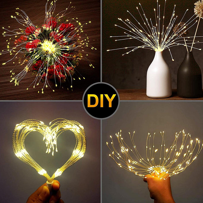 ⛅40% Off!🎉 Solar fireworks light strings for the garden and at parties