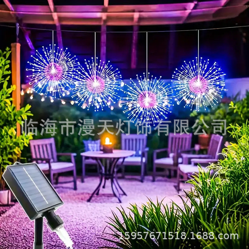 ⛅40% Off!🎉 Solar fireworks light strings for the garden and at parties
