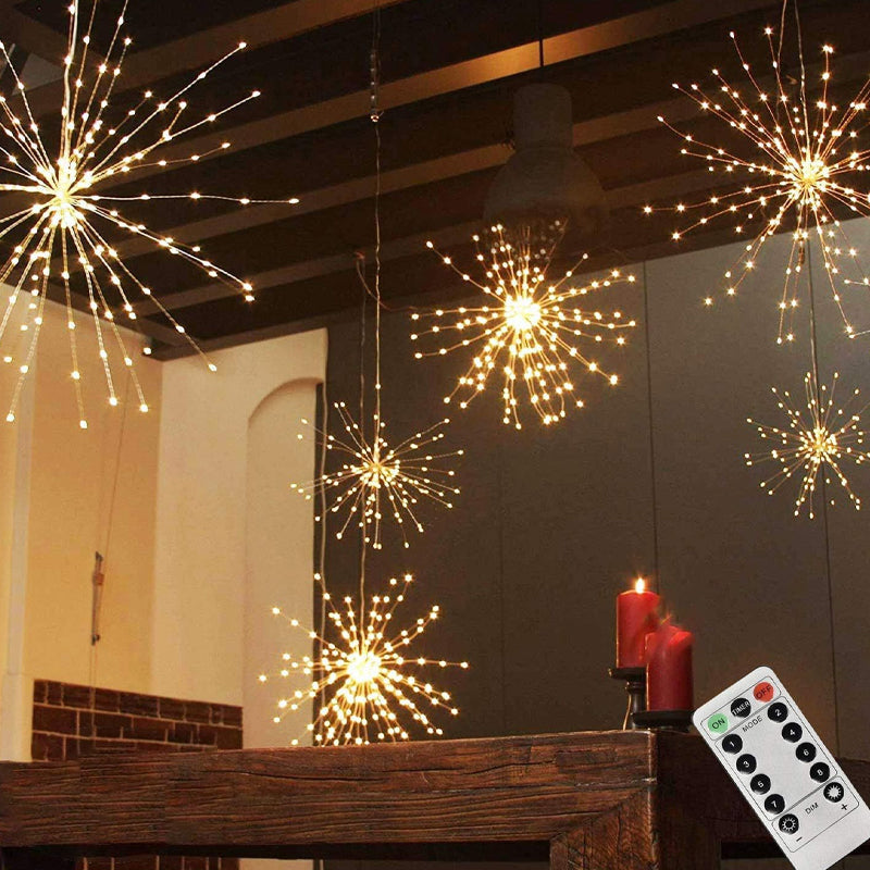 ⛅40% Off!🎉 Solar fireworks light strings for the garden and at parties