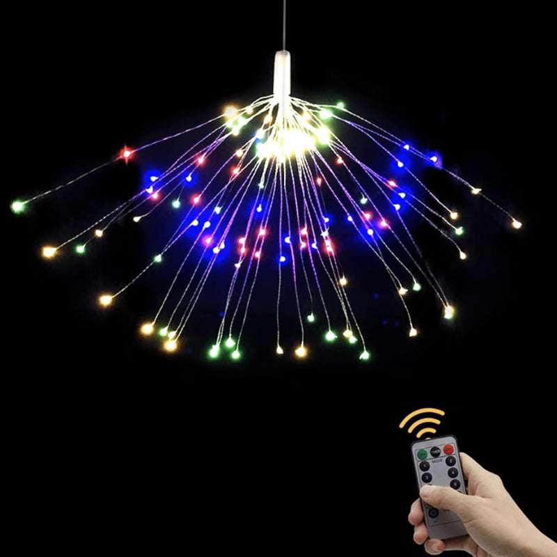 ⛅40% Off!🎉 Solar fireworks light strings for the garden and at parties