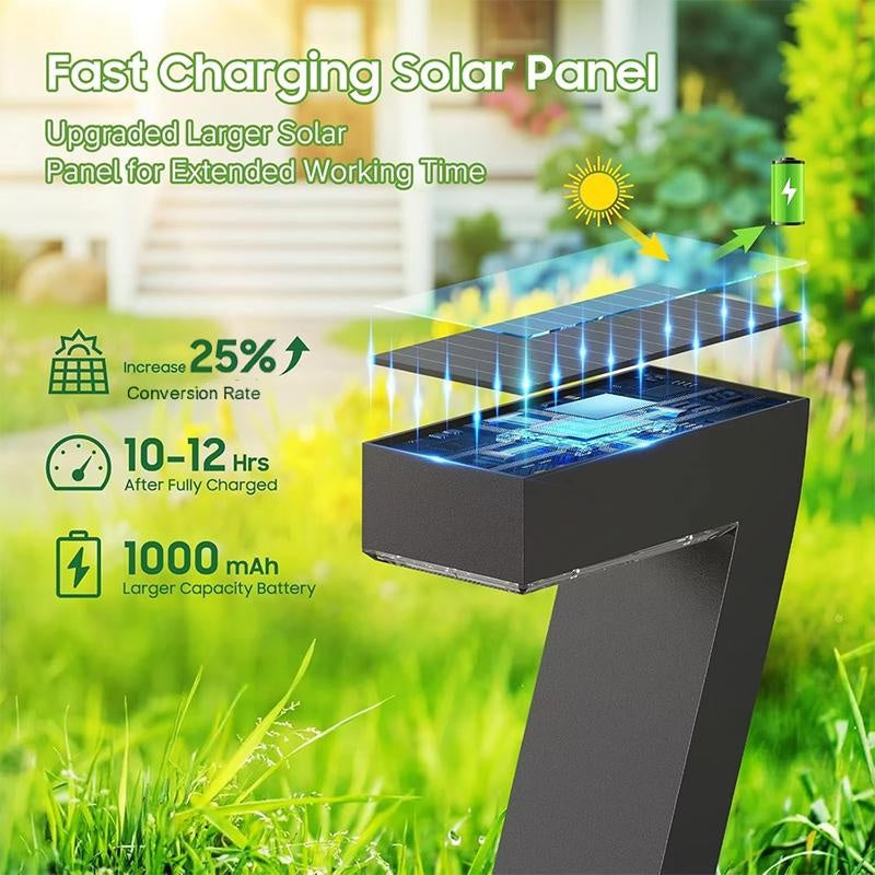 🔆Creative, waterproof solar path lights🏡💡Highly efficient solar energy, weatherproof, no electricity costs💰