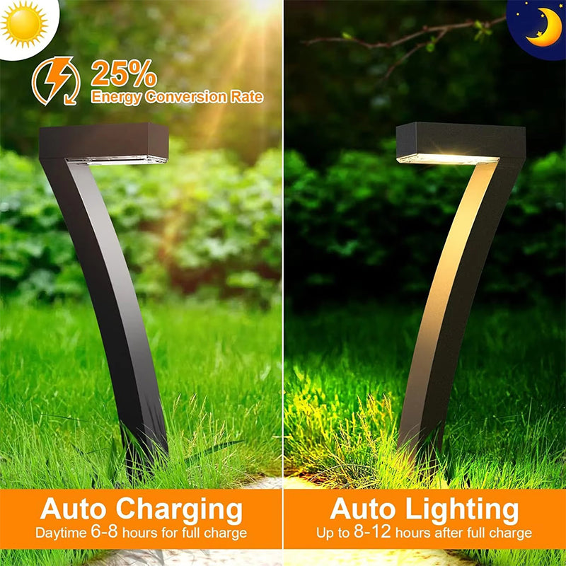 🔆Creative, waterproof solar path lights🏡💡Highly efficient solar energy, weatherproof, no electricity costs💰