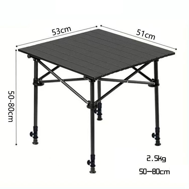 🌄New arrival 40% OFF!🏕️ Portable Camping Table – Folding, Carbon Steel, Quick Setup🪑