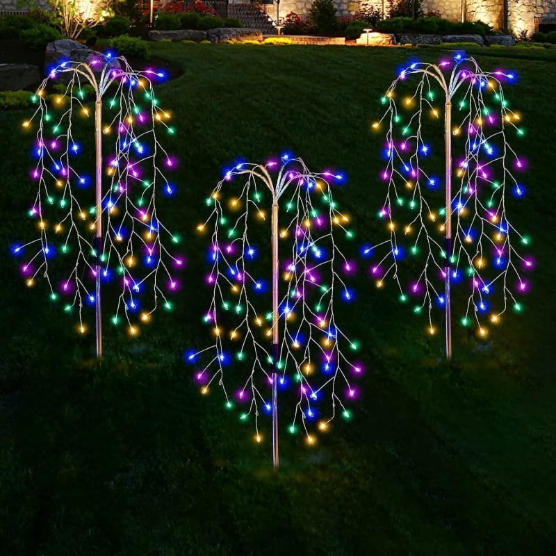 🌞Solar Garden Lights Outdoor Decor – Waterproof, Cordless & Glowing for Beautiful Night Ambiance 🌙🌿