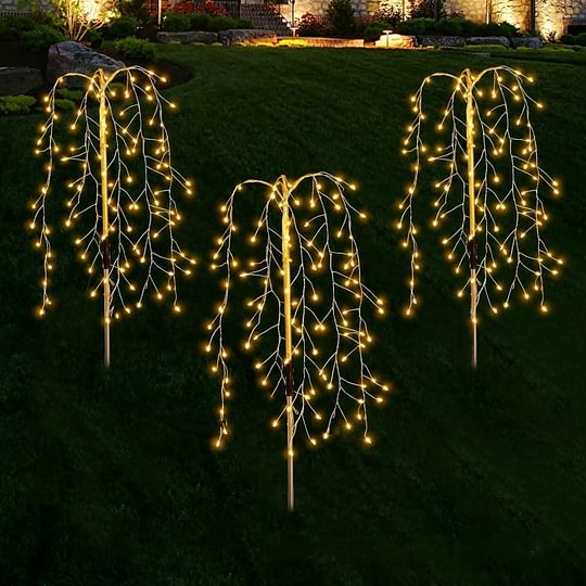 🌞Solar Garden Lights Outdoor Decor – Waterproof, Cordless & Glowing for Beautiful Night Ambiance 🌙🌿