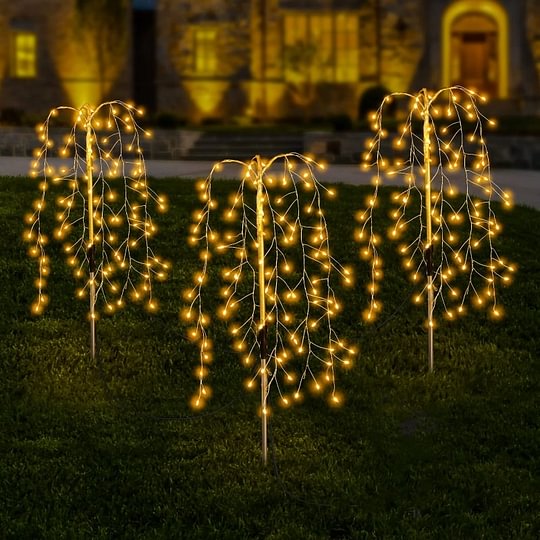 🌞Solar Garden Lights Outdoor Decor – Waterproof, Cordless & Glowing for Beautiful Night Ambiance 🌙🌿