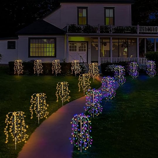 🌞Solar Garden Lights Outdoor Decor – Waterproof, Cordless & Glowing for Beautiful Night Ambiance 🌙🌿
