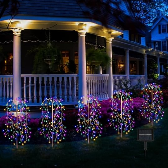 🌞Solar Garden Lights Outdoor Decor – Waterproof, Cordless & Glowing for Beautiful Night Ambiance 🌙🌿