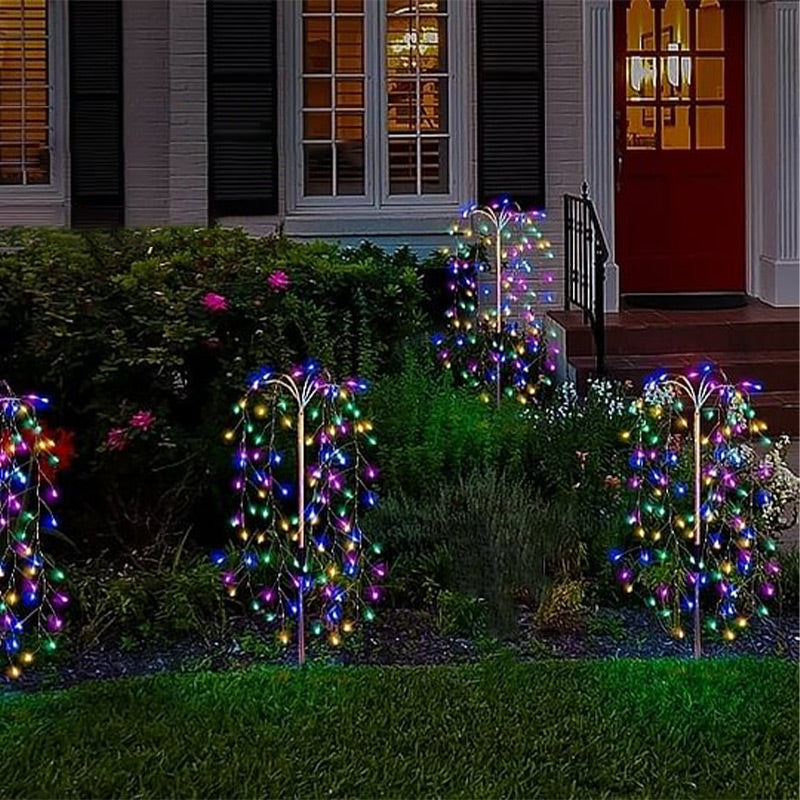 🌞Solar Garden Lights Outdoor Decor – Waterproof, Cordless & Glowing for Beautiful Night Ambiance 🌙🌿