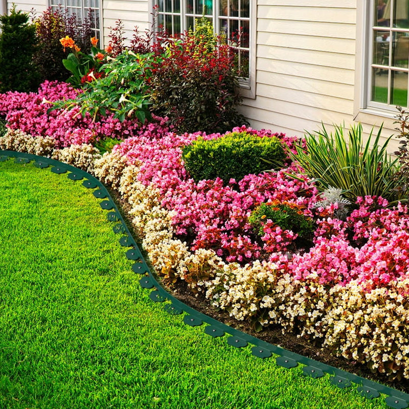 🌿 10M Landscape Edging Roll ✅ No-Dig Install & 30 Spikes | Clean Garden Borders Fast 🌱