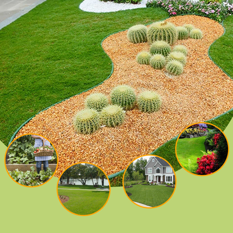 🌿 10M Landscape Edging Roll ✅ No-Dig Install & 30 Spikes | Clean Garden Borders Fast 🌱
