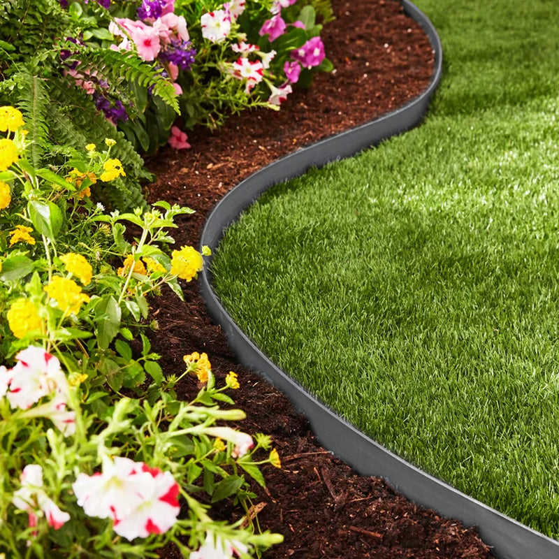 🌿 10M Landscape Edging Roll ✅ No-Dig Install & 30 Spikes | Clean Garden Borders Fast 🌱