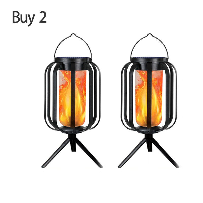 🏮40% OFF NOW! ☀️ Solar Flickering Flame Lantern – Waterproof & auto-on – Realistic warm glow, perfect for patios, gardens or pathways – no wiring needed 🌙