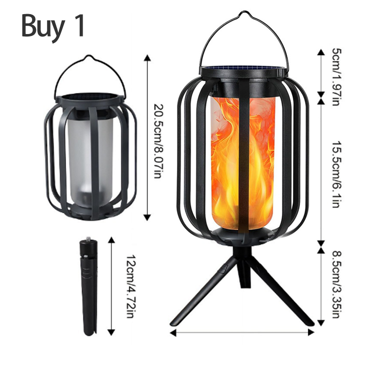 🏮40% OFF NOW! ☀️ Solar Flickering Flame Lantern – Waterproof & auto-on – Realistic warm glow, perfect for patios, gardens or pathways – no wiring needed 🌙